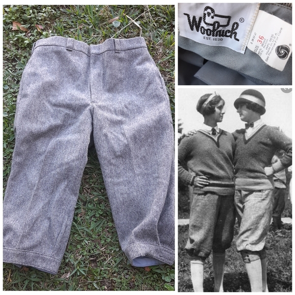 SOLD VTG Woolrich Knickers Breeches Newsboy 36 - Picture 1 of 8